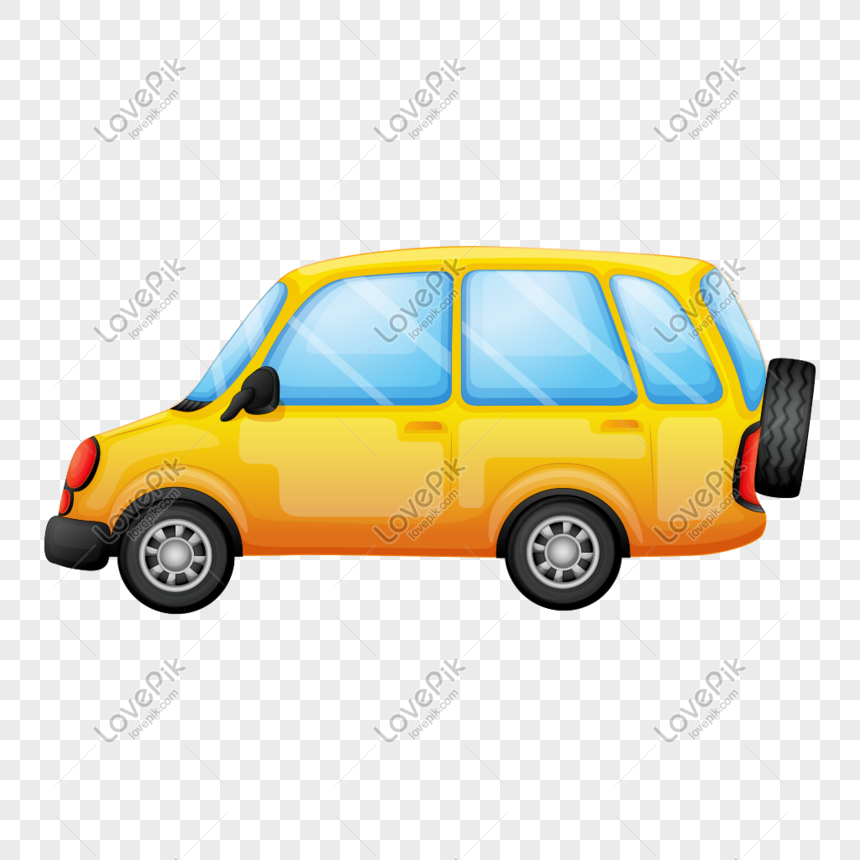 Coche Amarillo De Dibujos Animados Imagenes De Graficos Png Gratis Lovepik