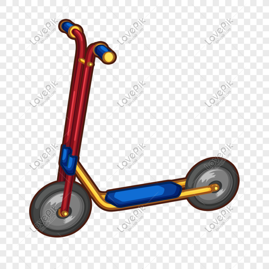 Cartoon Scooter Free PNG And Clipart Image For Free Download - Lovepik |  401557819