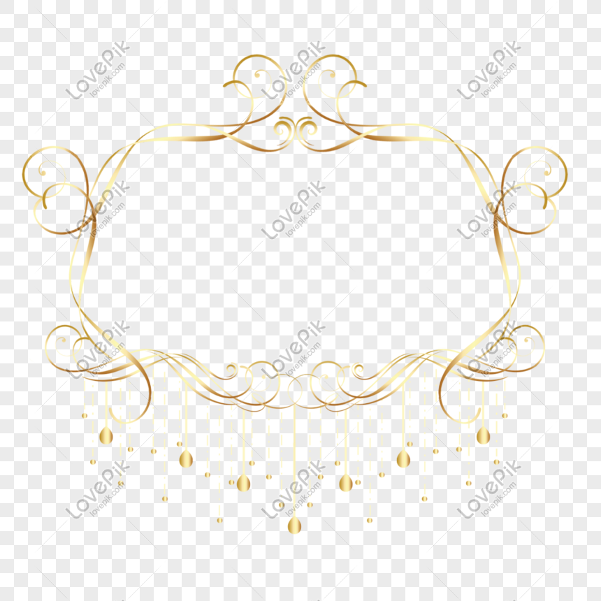 golden lace border png image picture free download 401559514 lovepik com golden lace border png image picture