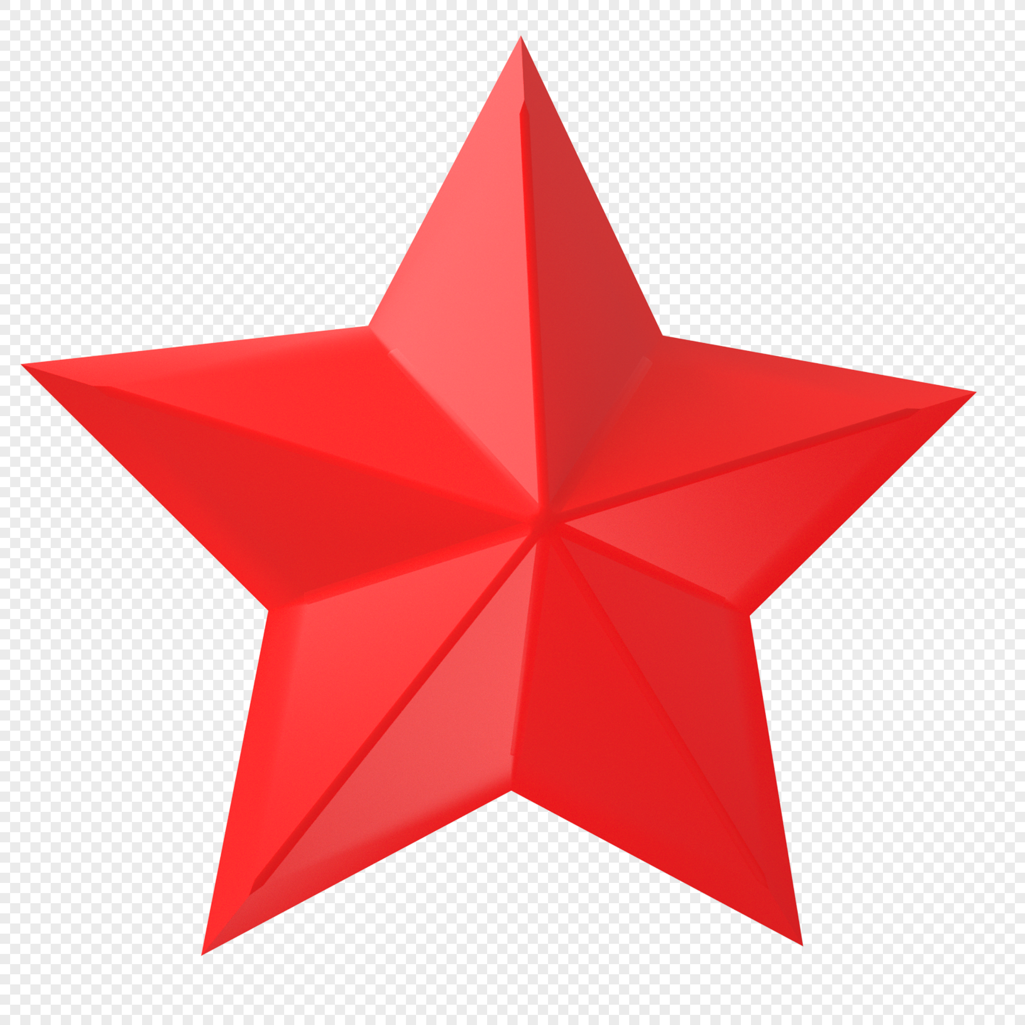 Рисунок красной звезды пятиконечной