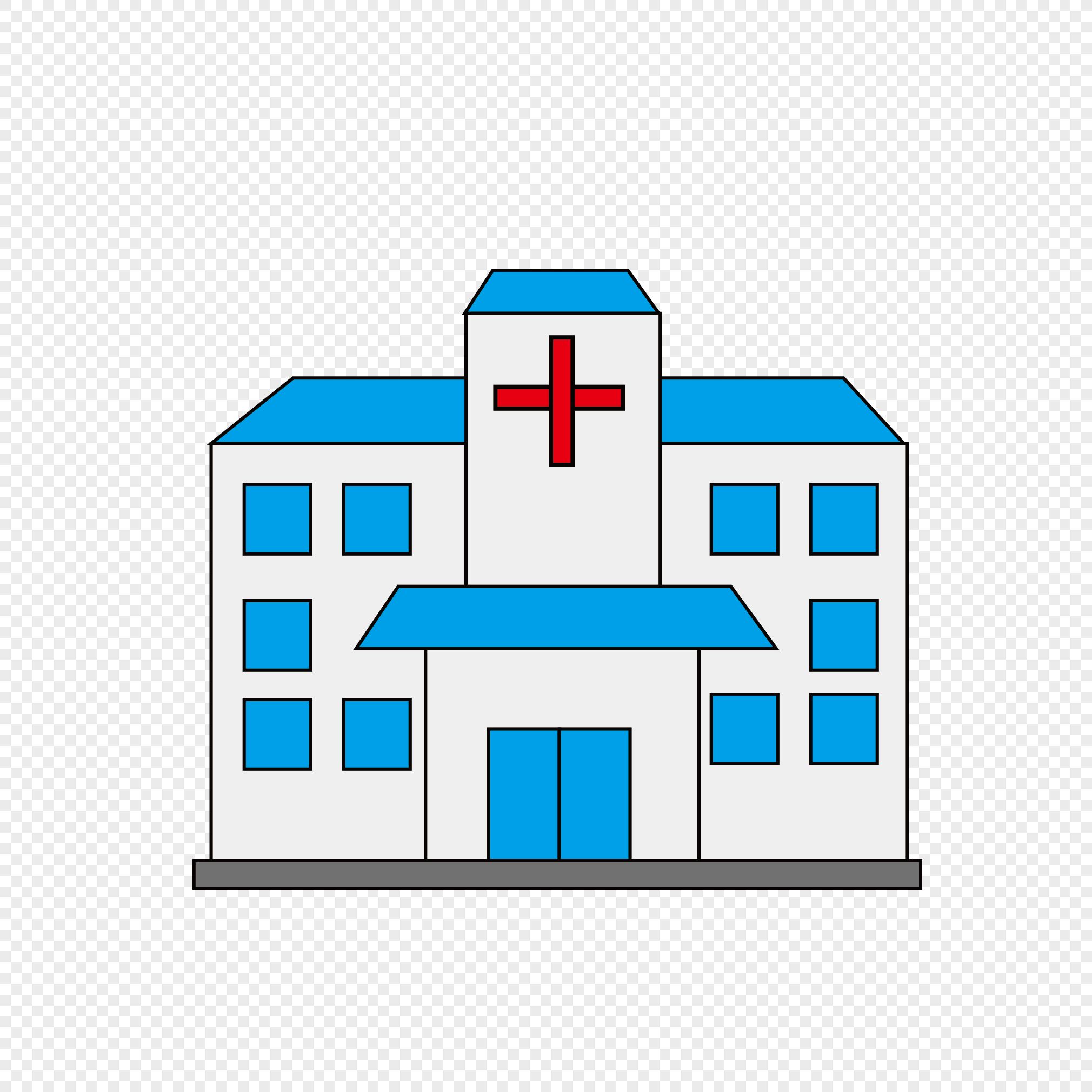Графическое изображение больницы