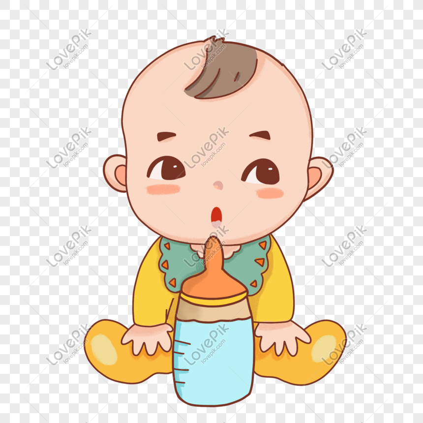 Illustration Bébé Bébé Dessin Animé png, bouteille png, enfant png, heureux png