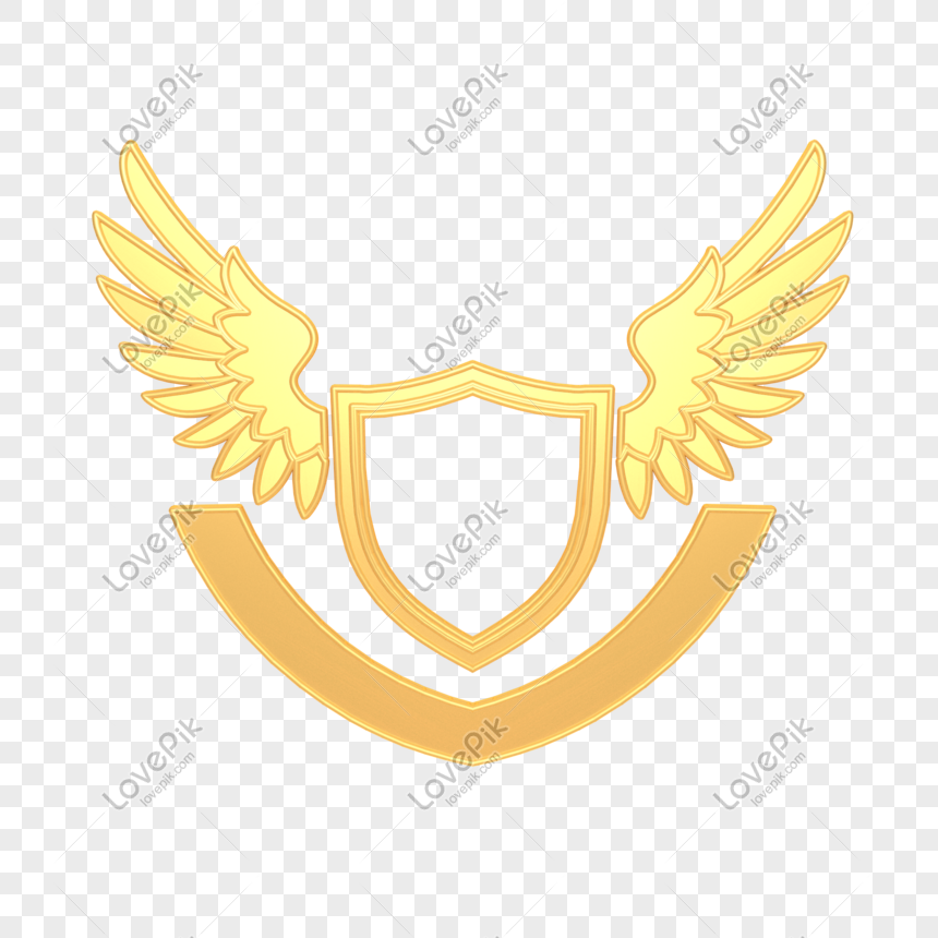 Golden Wing Shield Png Image Picture Free Download Lovepik Com