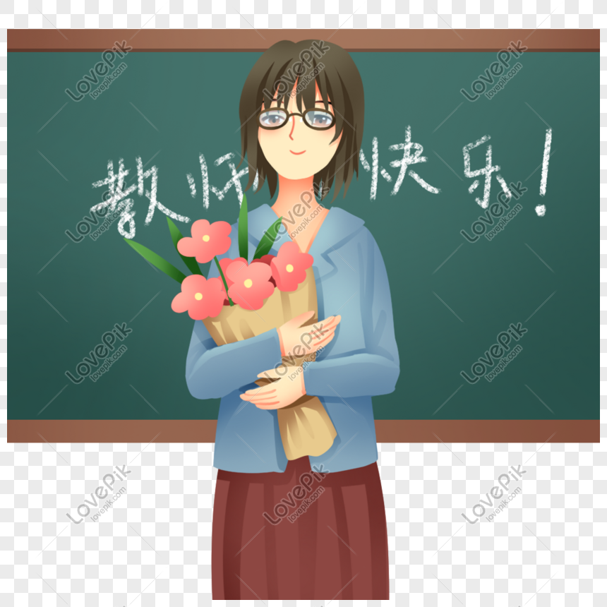 Cô giáo đang cầm bó hoa tươi như một lời tri ân đến những học trò của mình. Hãy cùng chiêm ngưỡng bức hình ấn tượng này và gửi đến thầy cô giáo yêu thương của mình những lời chúc tốt đẹp nhân ngày Nhà giáo Việt Nam.