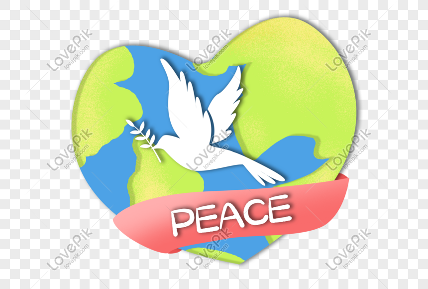 平和の鳩のシルエットと地球イメージ グラフィックス Id Prf画像フォーマットpsd Jp Lovepik Com