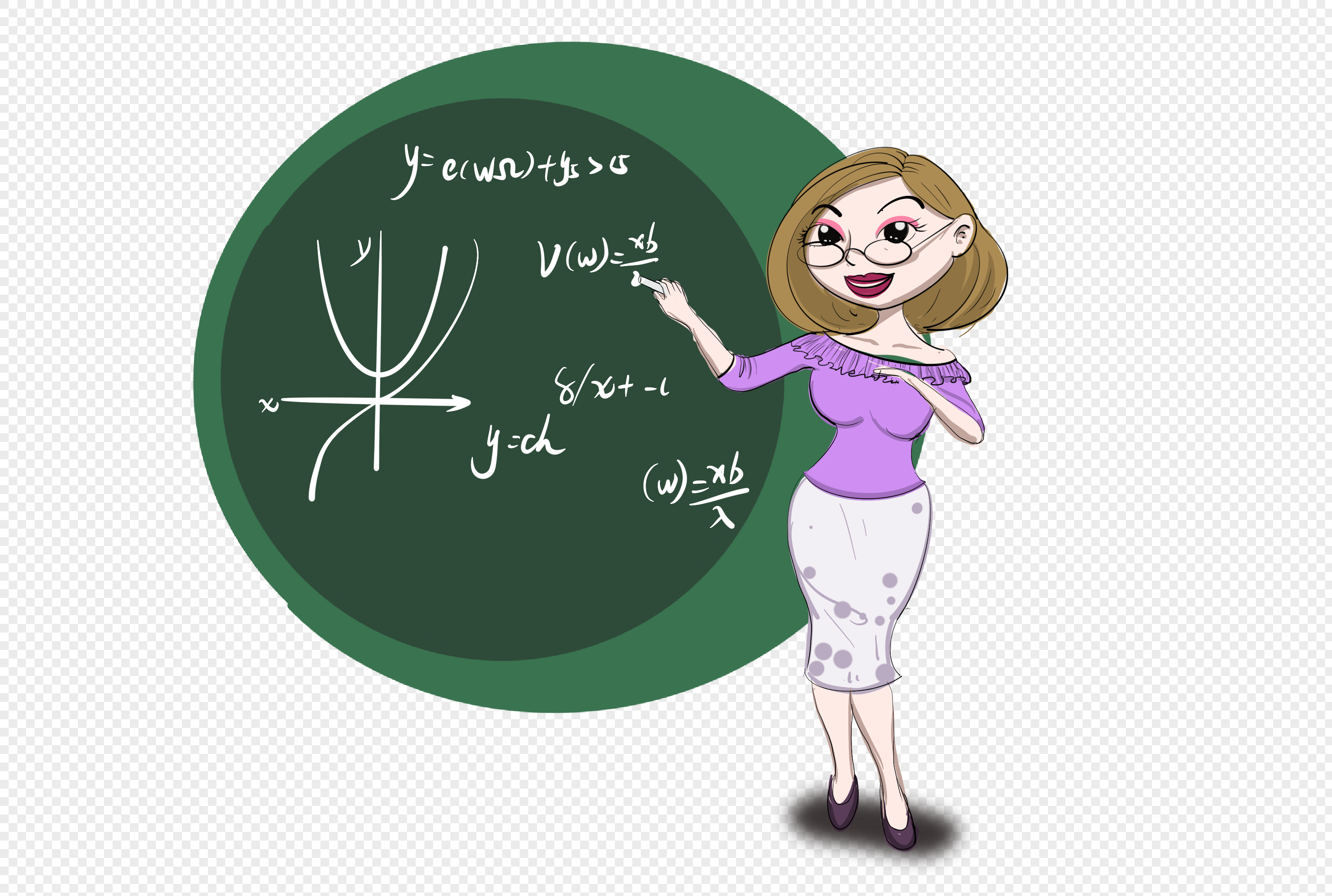 Учитель математики рисунок