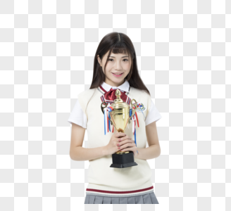 Siswa Memegang Piala PNG grafik gambar unduh gratis - Lovepik