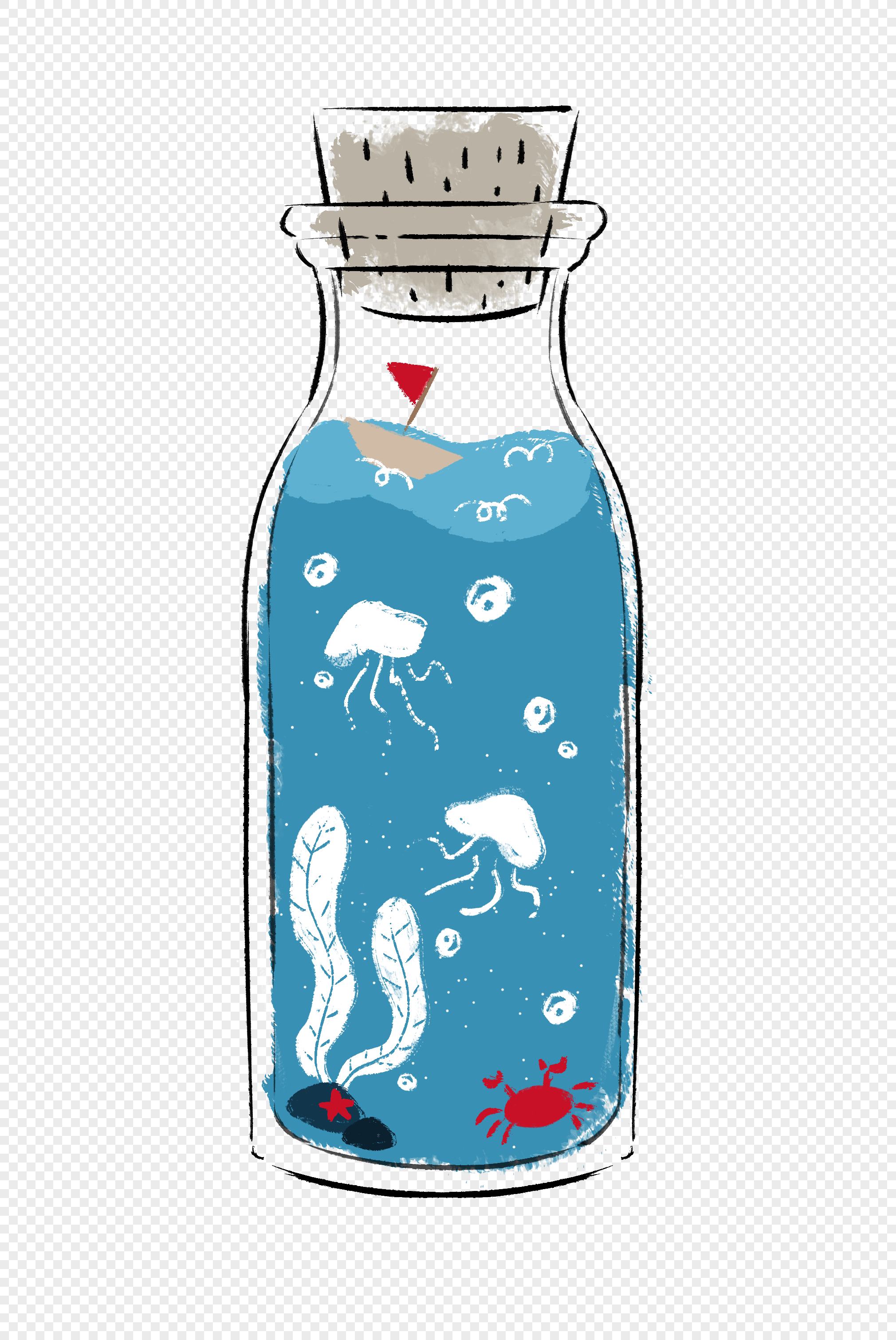 Kawaii Bottle PNG Transparent Images Free Download | Vector Files | Pngtree