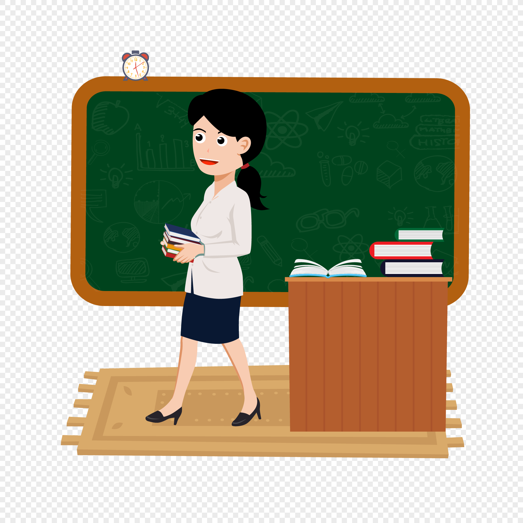 The teacher issued a revised homework book., teacher with book, bible teacher, and homework png image