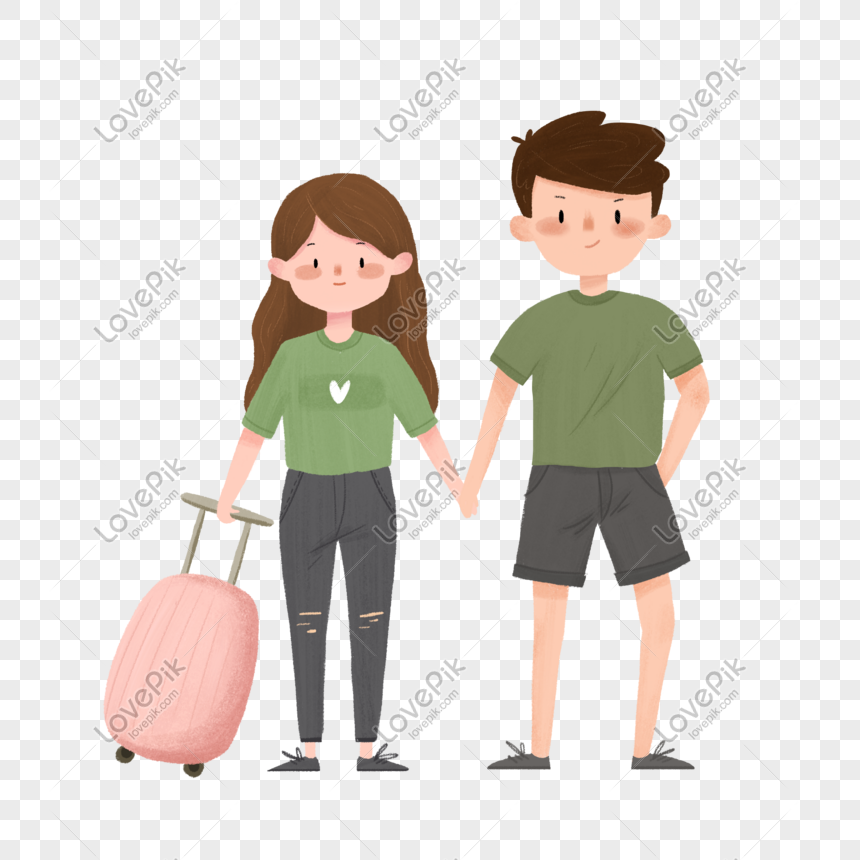 Couple Holding Hands In Autumn PNG Transparent Image And Clipart Image ...