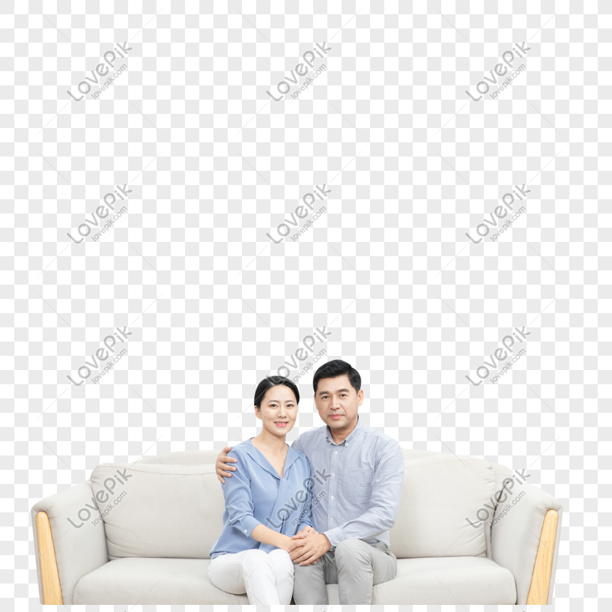 Pasangan Duduk Di Atas Sofa Gambar Unduh Gratis Imej 401619224 Format Png My Lovepik Com