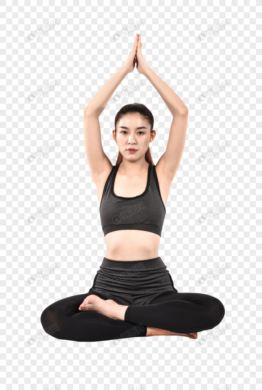 Hình hình ảnh Người Phụ Nữ Xinh đẹp mắt Mặc đồ dùng Sport Tập Yoga PNG Miễn ...