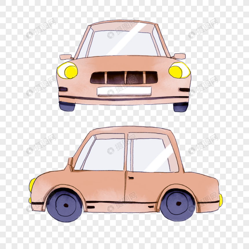 Front Side Cartoon Car PNG Transparent Background And Clipart Image For  Free Download - Lovepik | 401638860