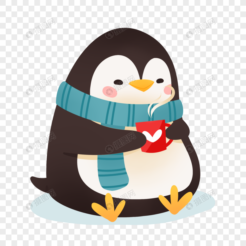 Cute Winter Penguin Clipart Hd PNG A Baby PNG Images