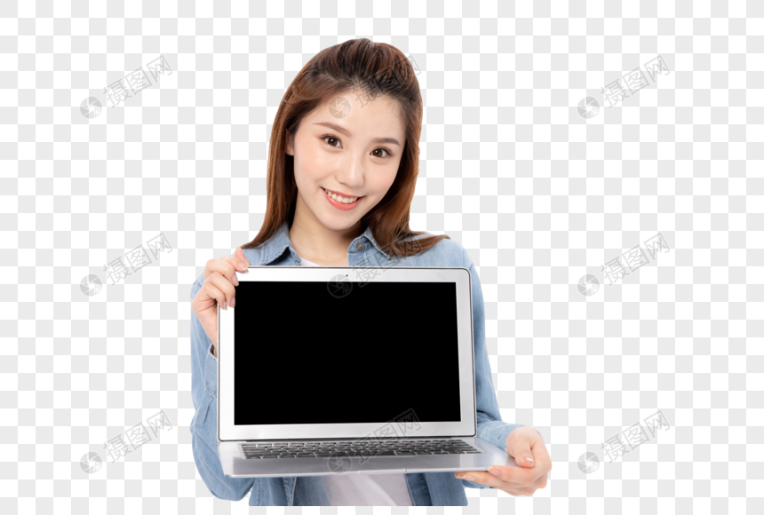 college student with computer