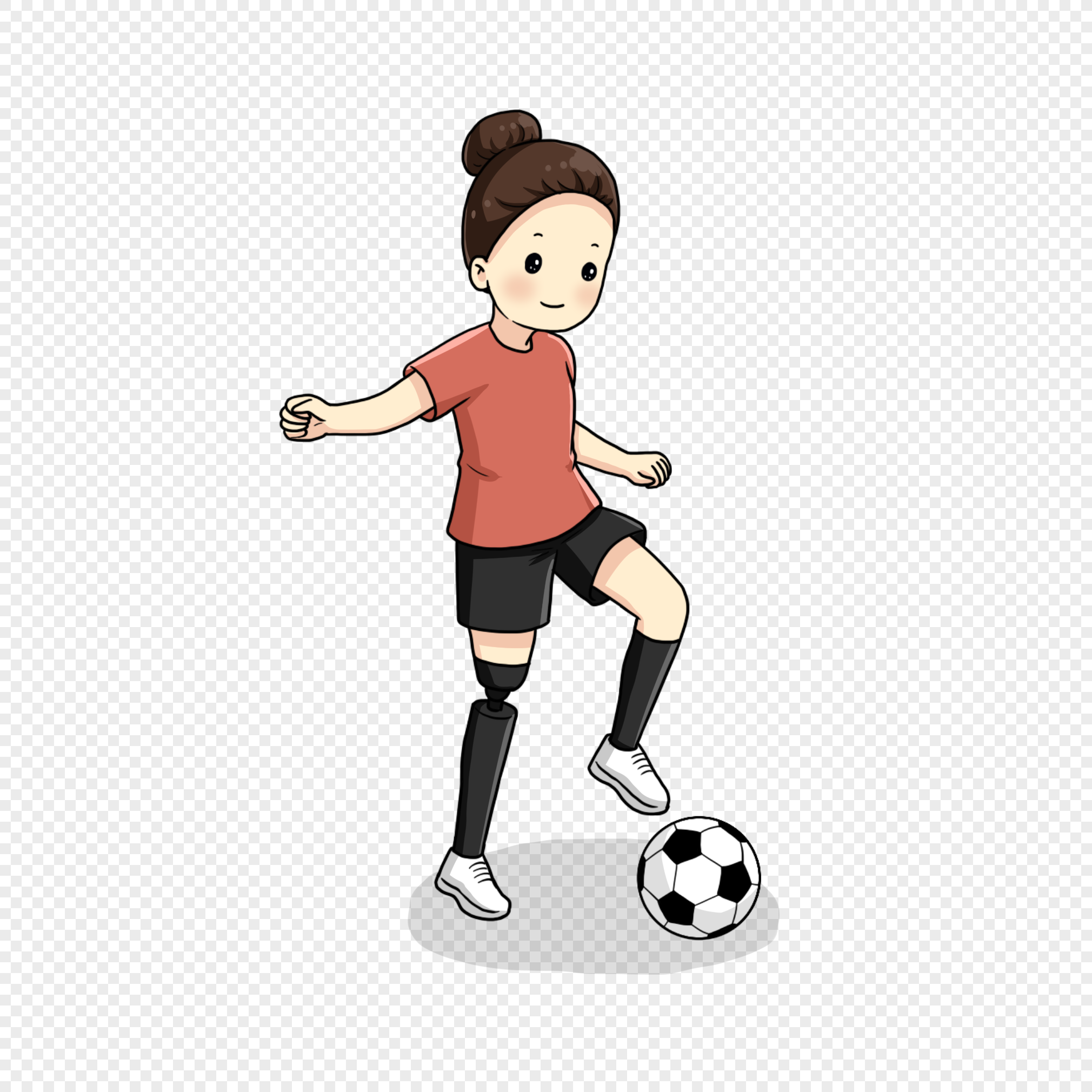 Рисунок футбол девочки