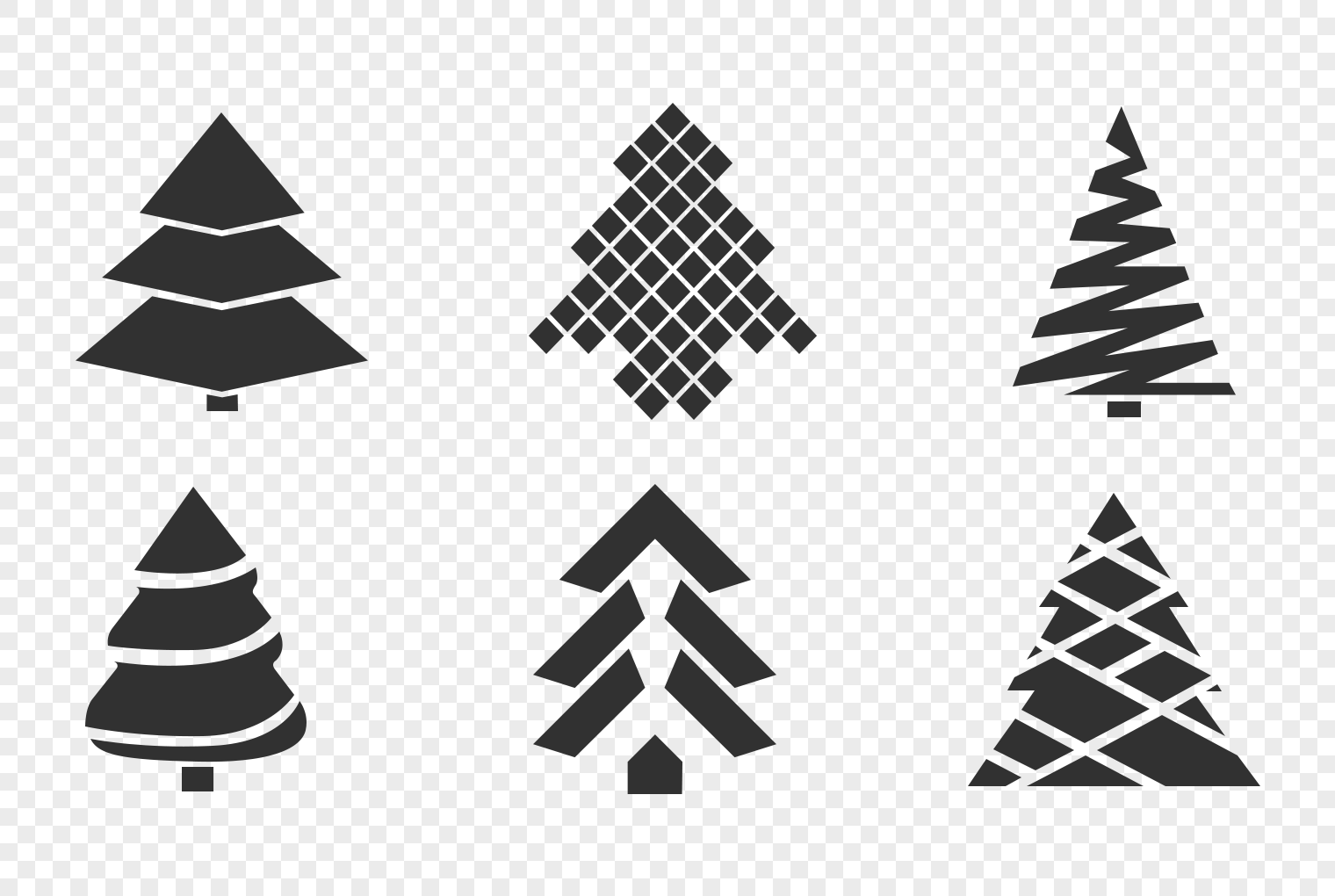 Christmas tree silhouette, tree, christmas silhouettes, pine png transparent background