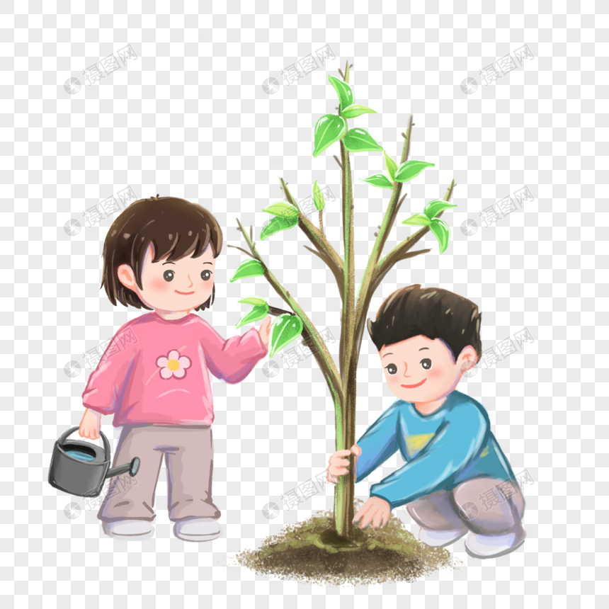 Lovepik- صورة PNG-401675284 id الرسومات بحث - صور طفل يزرع شجرة في الربيع
