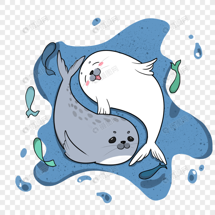 Cute Seal PNG Transparent And Clipart Image For Free Download - Lovepik |  401682926