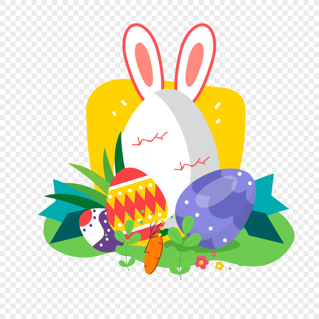 Bunny about to break the shell png image_picture free download ...