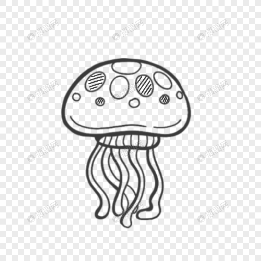 Jellyfish Lineart Png Image Picture Free Download Lovepik Com