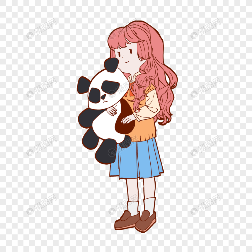 Garota De Panda Dos Desenhos Animados PNG Imagens Gratuitas Para Download -  Lovepik