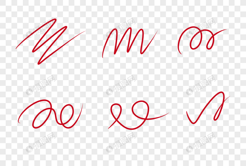 Red Pen Strokes Png Image Picture Free Download 401700570 Lovepik Com