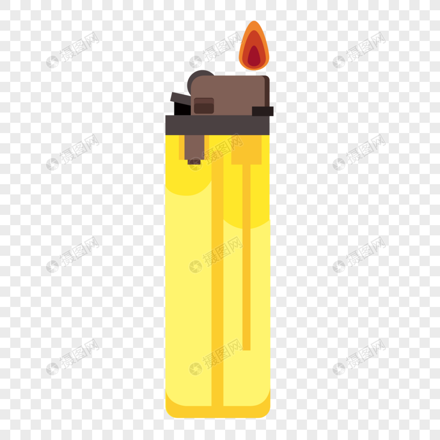 Lighters Clipart Transparent PNG Hd, Yellow Lighter, Yellow, Lighter ...