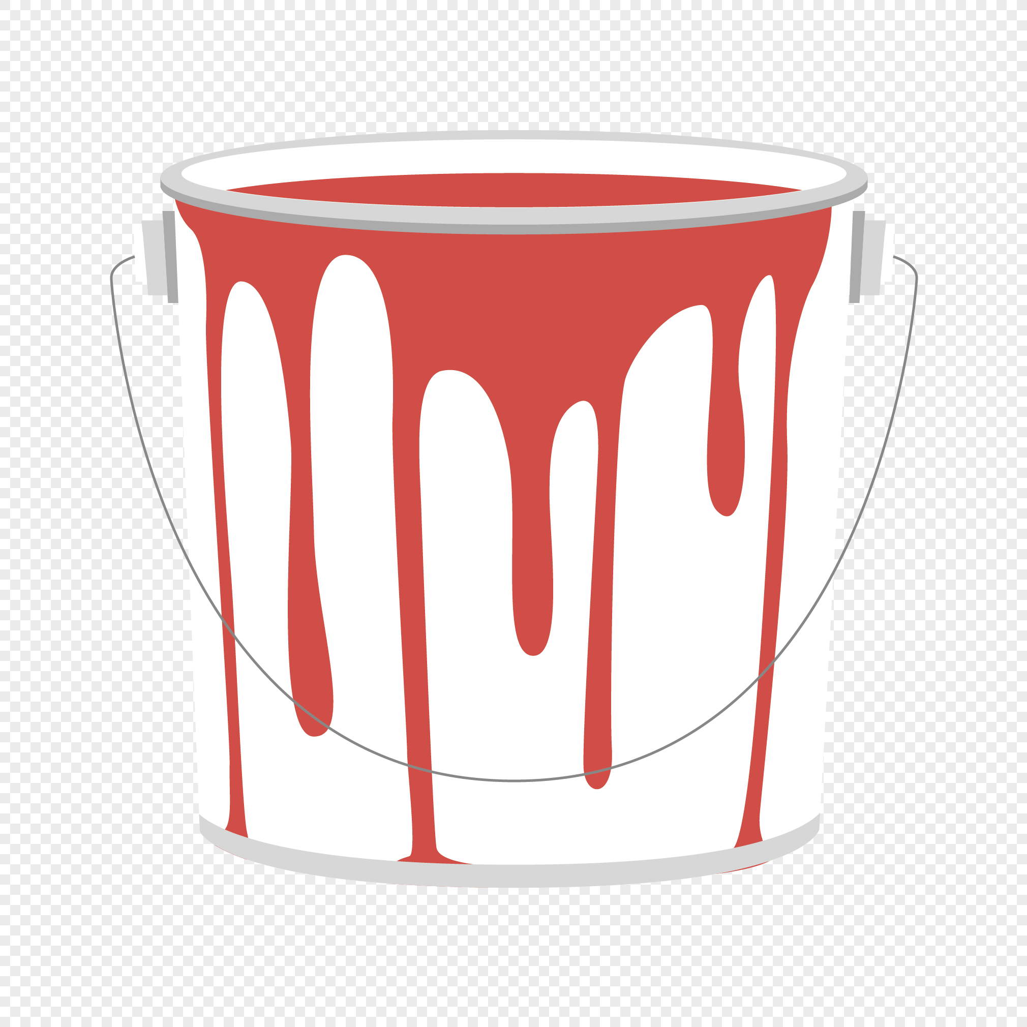 Painting Bucket Clipart Transparent PNG Hd, Three Color Paint