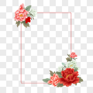 Flower Frame PNG Images With Transparent Background | Free Download On  Lovepik