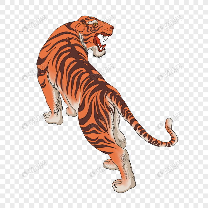 Harimau Garang Gambar Unduh Gratis Imej 401723112 Format Png My Lovepik Com