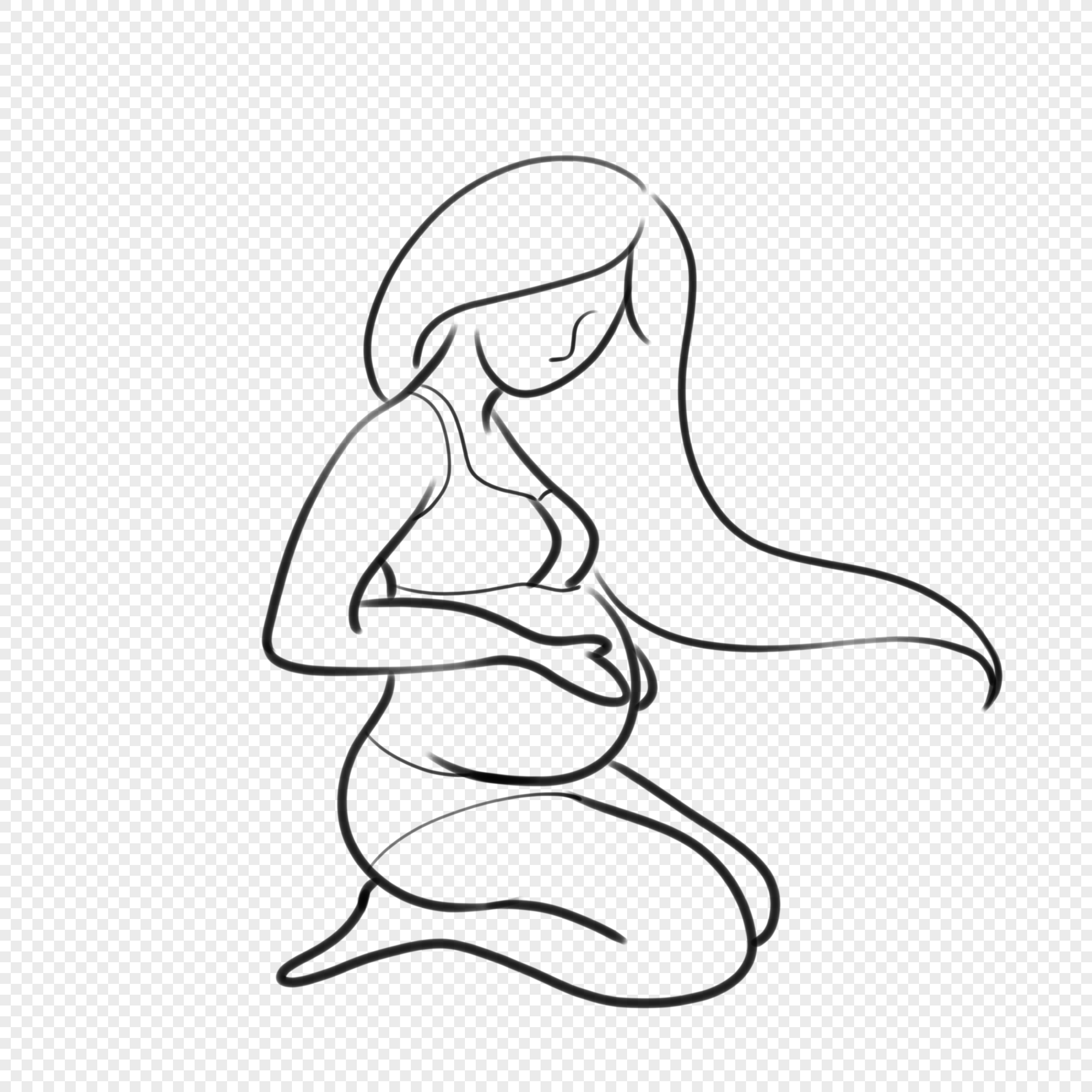 Beautiful Pregnant Woman Vector Hd PNG Images, Pregnant Woman S Logo  Design, Woman, Vector, Design PNG Image For Free Download