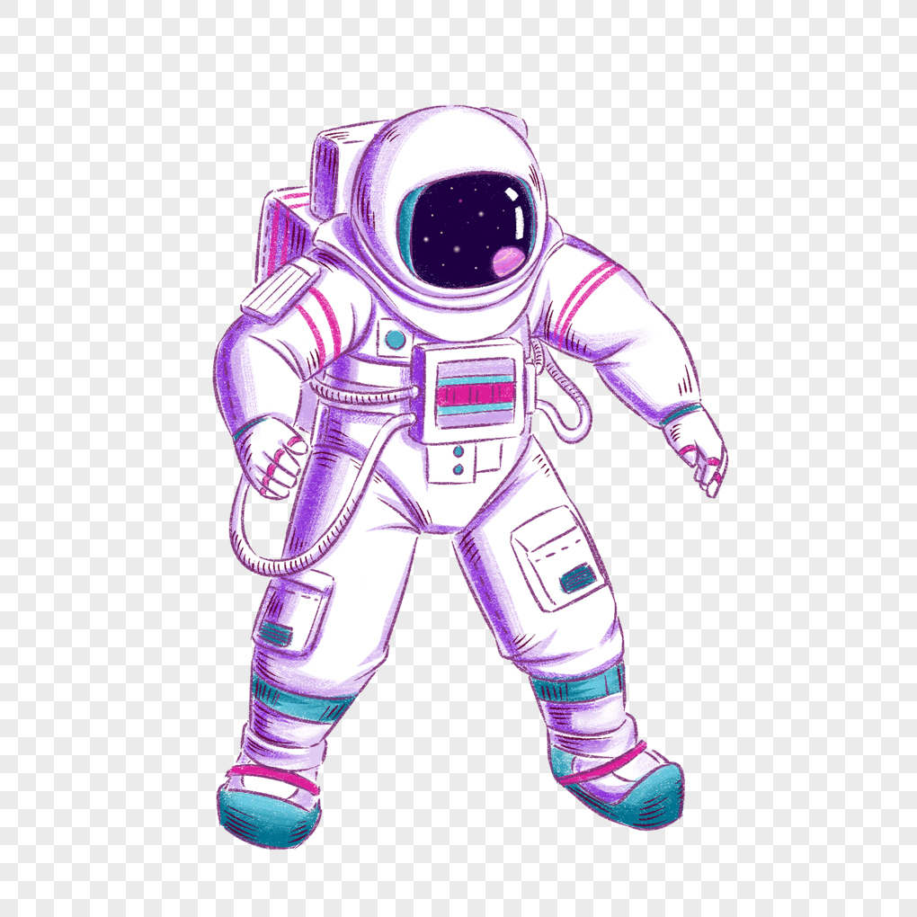 Astronaut, Astronaut, China Space Day, Hand Drawn Astronaut Free PNG ...