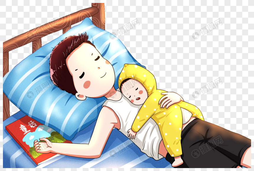 Padre Sosteniendo A Su Bebe Para Dormir Imagenes De Graficos Png Gratis Lovepik