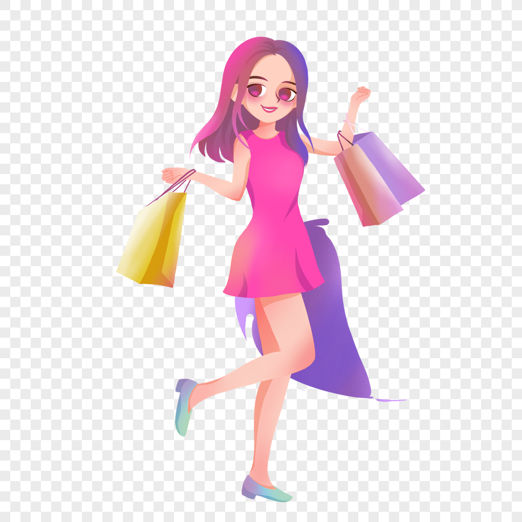 Pink Shopping Bag, E Commerce, Promotion, Shopping PNG Transparent Image  and Clipart for Free Download