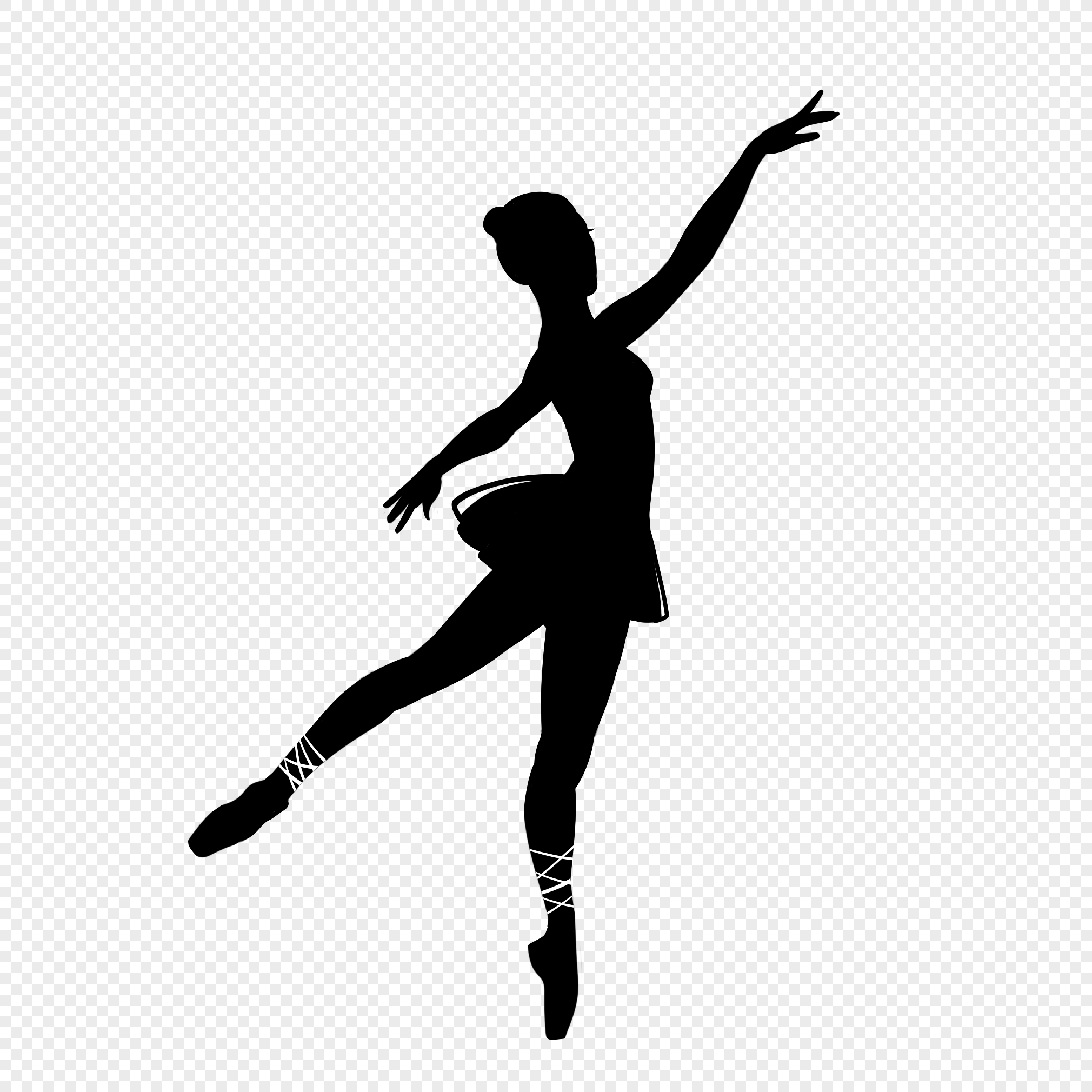 Dancing girl silhouette png image_picture free download 401746200