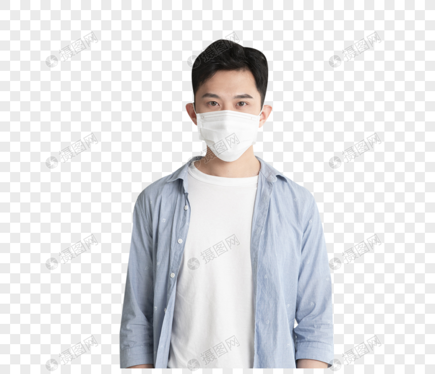 Download Young man in protective mask wearing outbreak png image ...