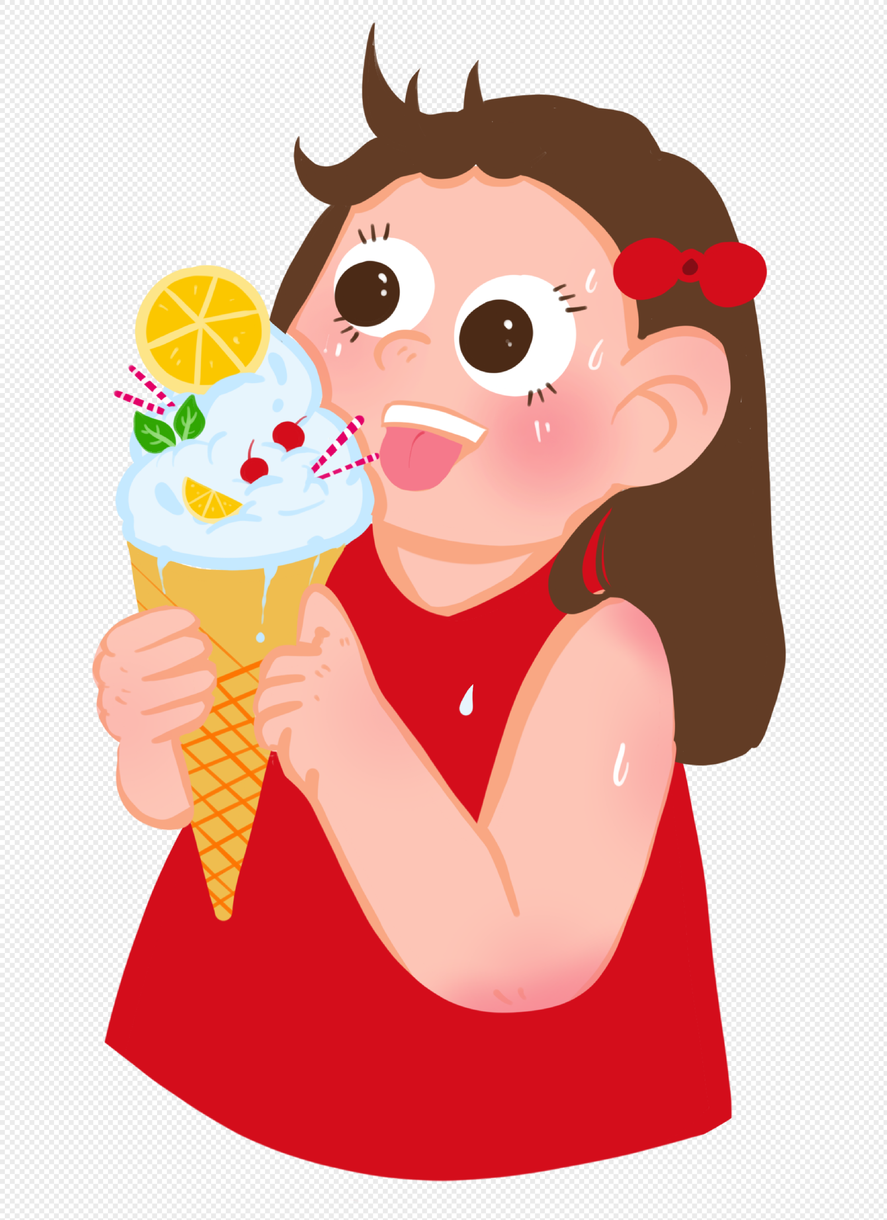 mbe风格卡通装饰冰淇淋图标图片素材免费下载 - 觅知网
