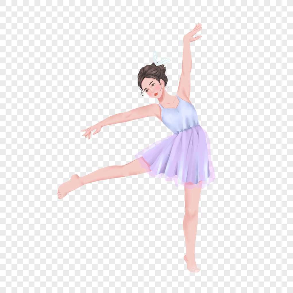 Girl Dancing Ballet Free PNG And Clipart Image For Free Download ...