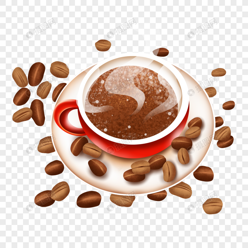 Kape Beans At Mainit Na Kape Larawan Numero Ng Graphics Format Ng Larawan Psd Ph Lovepik Com