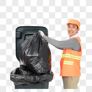 Sanitation Workers Throwing Garbage Png Images With Transparent