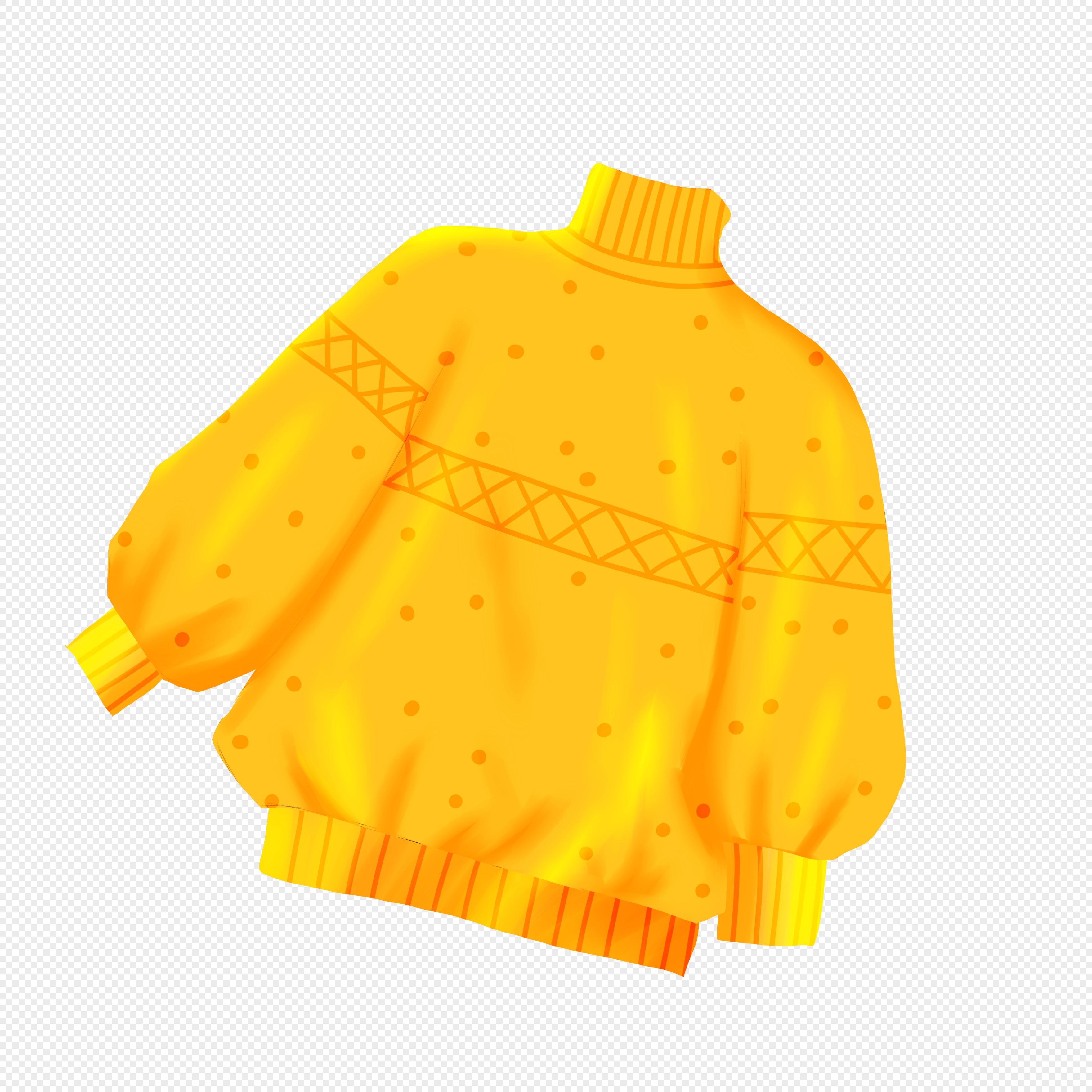 Yellow Sweater Clip Art - Yellow Sweater Image