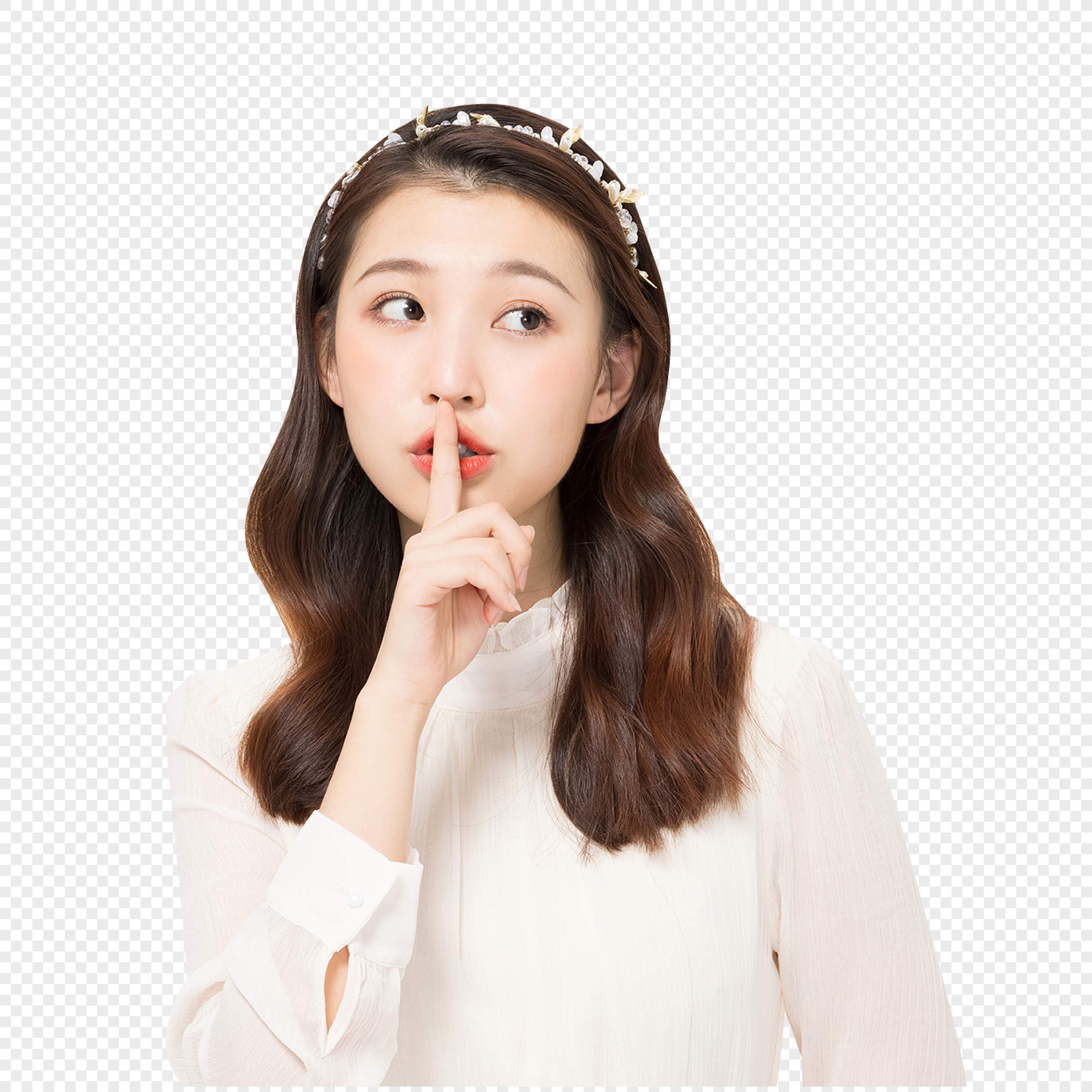 Korean Cute Girl PNG Images With Transparent Background