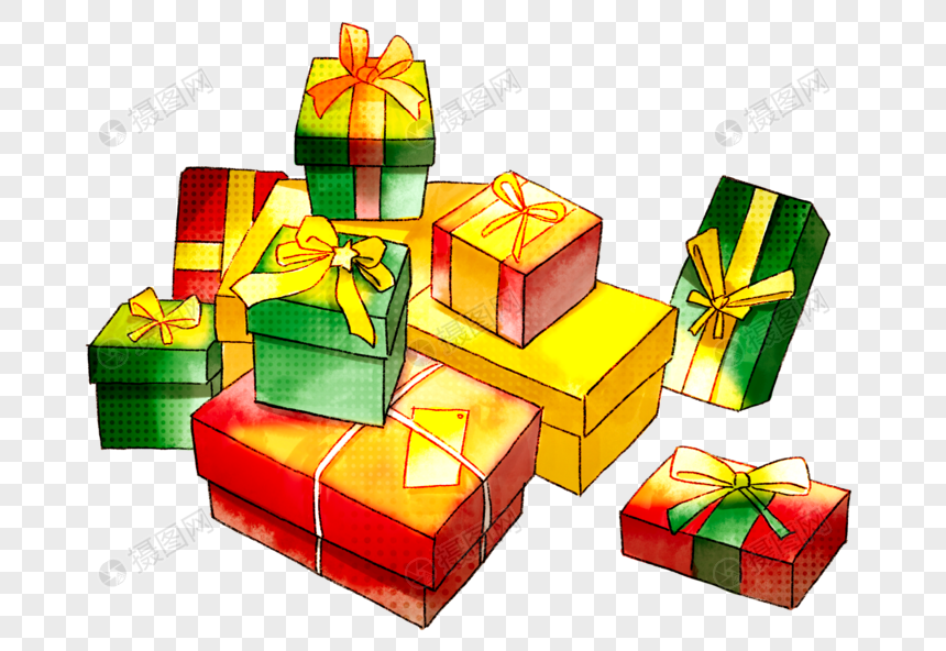 pile of gifts clipart