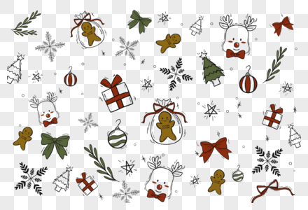 Christmas background material png