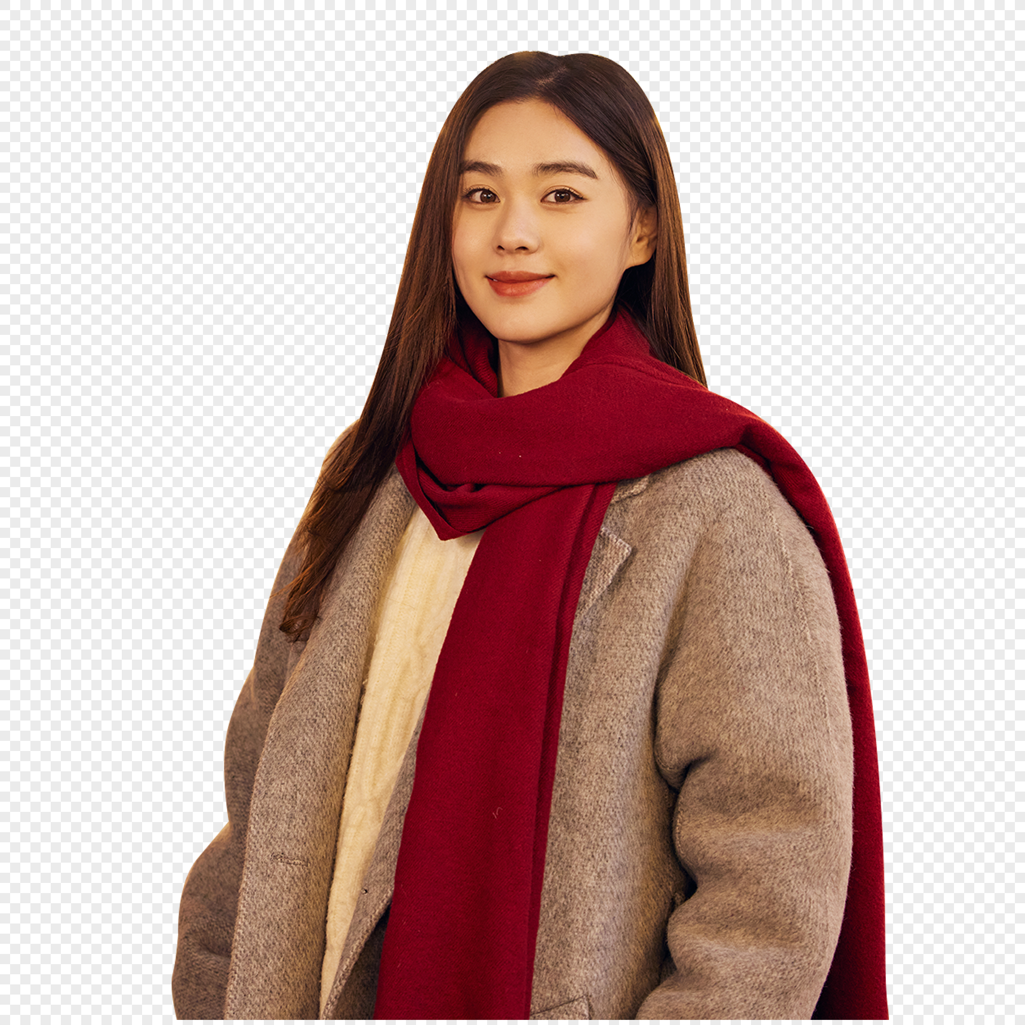 Winter Women PNG Images With Transparent Background