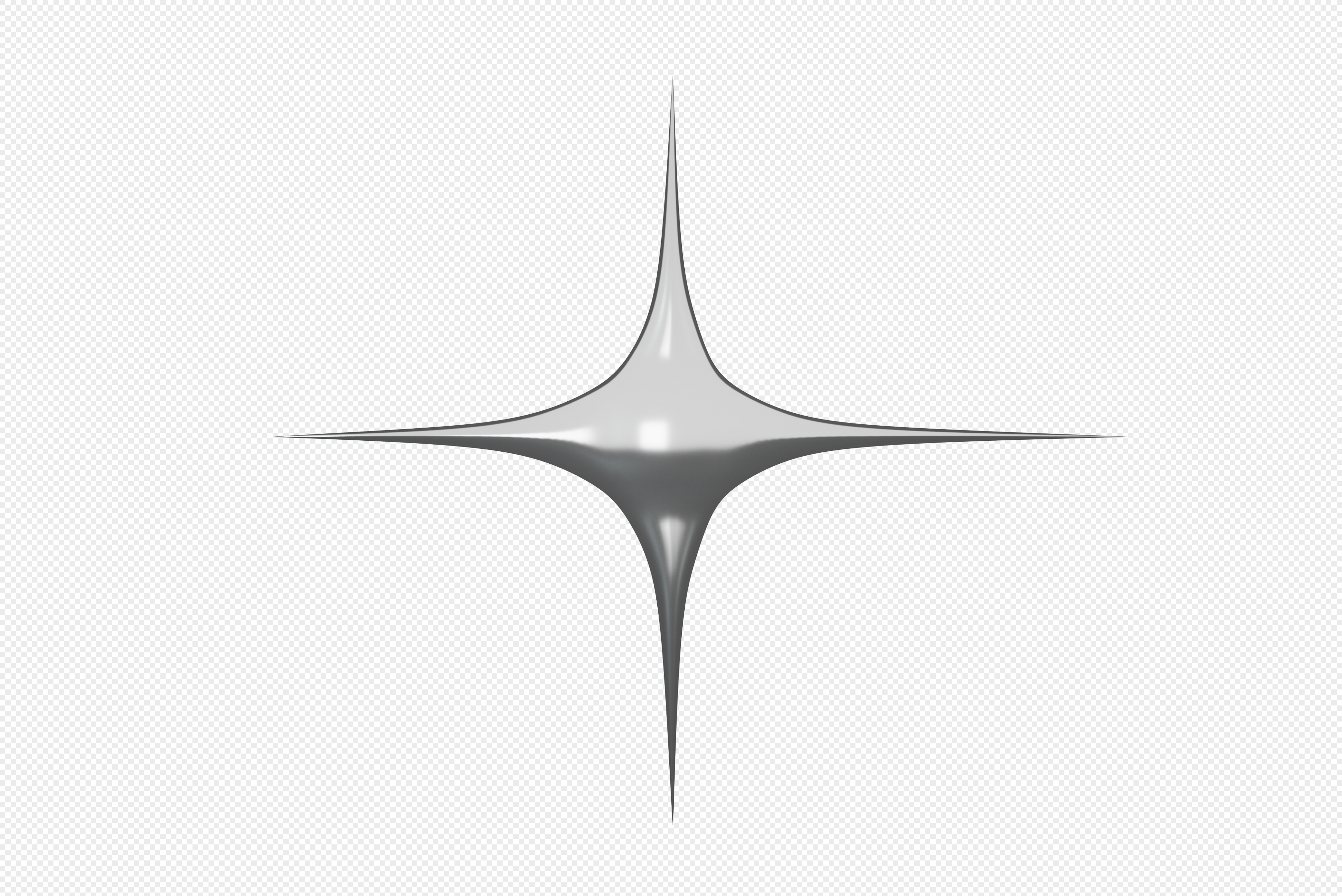 4 point star logo