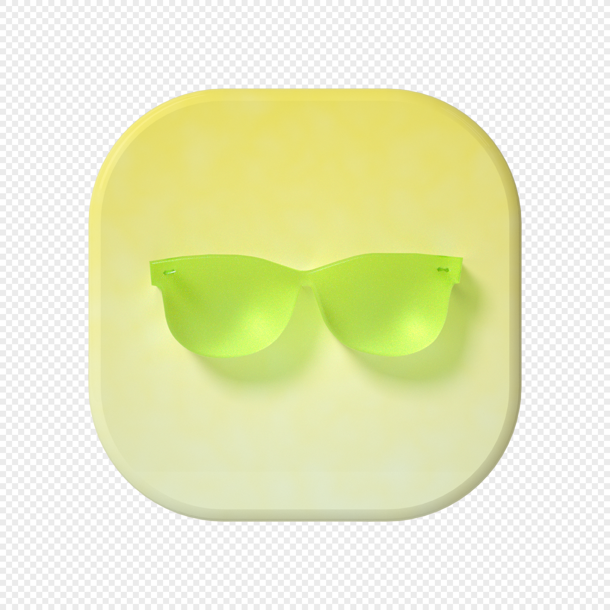 3D travel series icon sunglasses, small freshness, glasses icon, 3d travel png free download