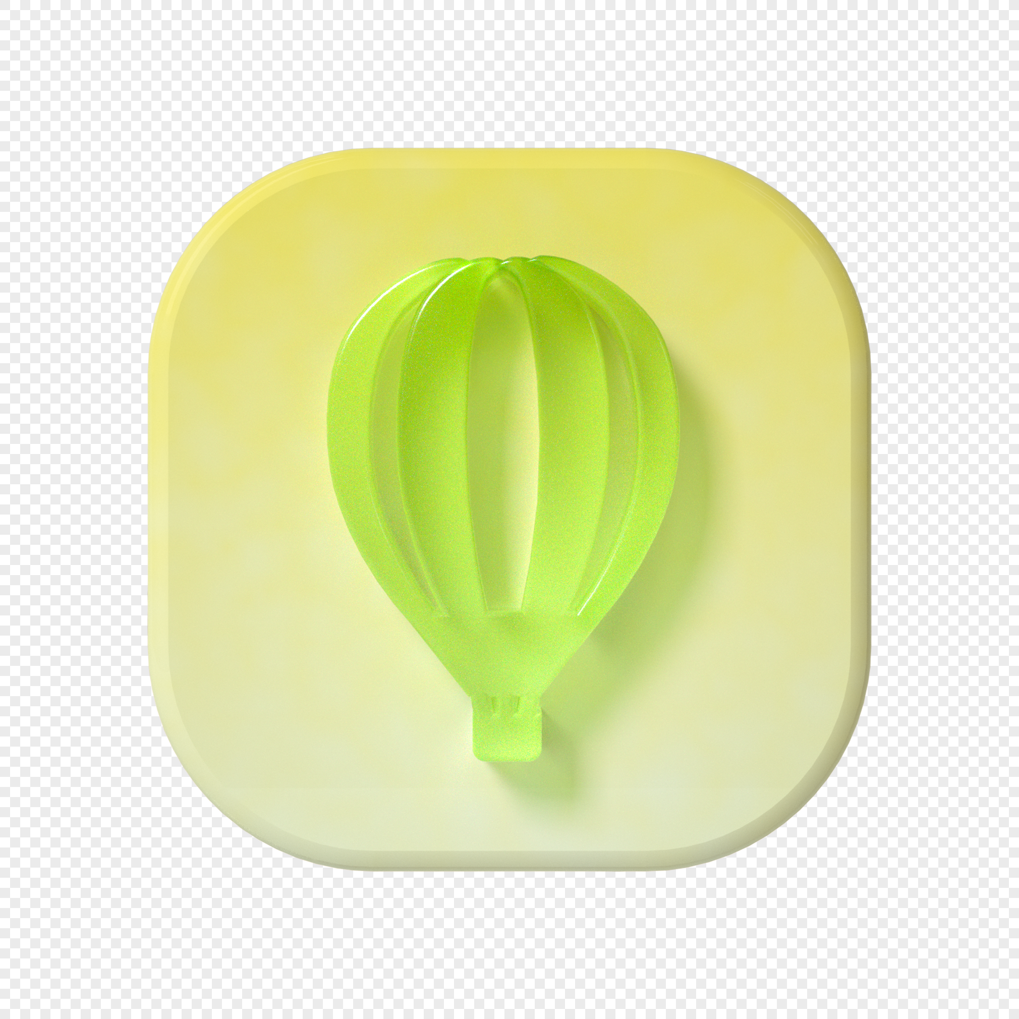 3D travel series icon thermal balloon, small freshness, glasses icon, balloon icon free png