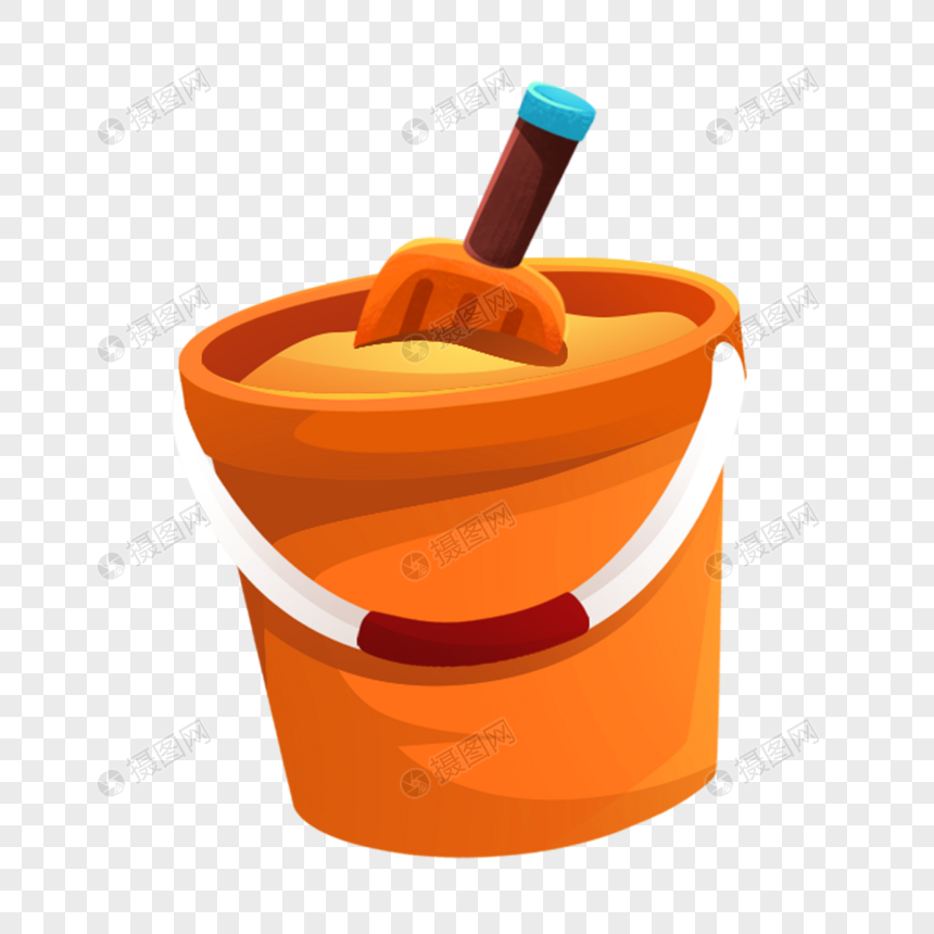 sand bucket clipart